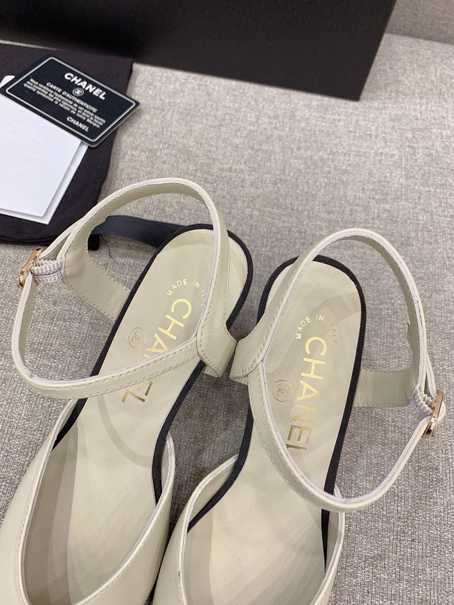 Chanel sandal heel height 8CM 92137-1