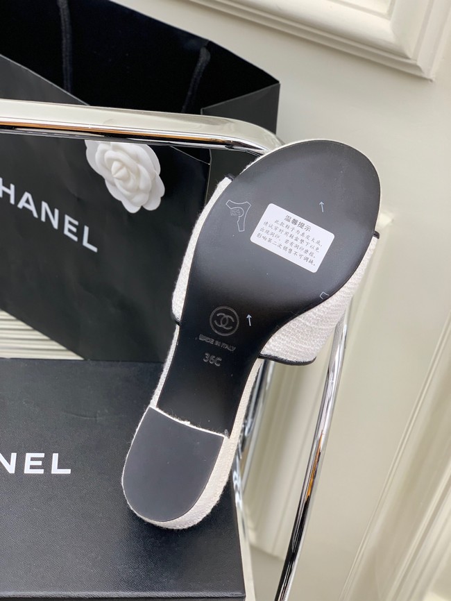 Chanel slippers heel height 5CM 92141-1