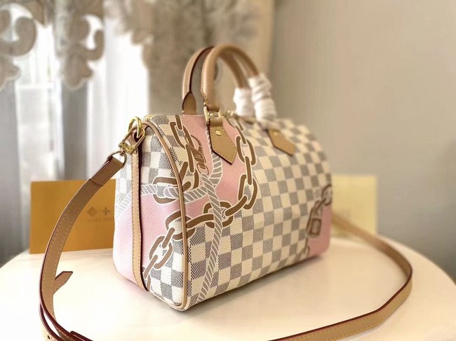 Louis Vuitton Speedy Bandouliere 25 N40473 white