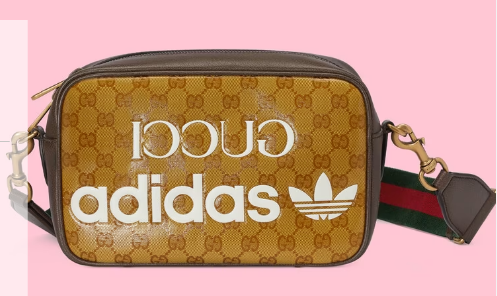 Gucci adidas x Gucci small shoulder bag 702427 brown