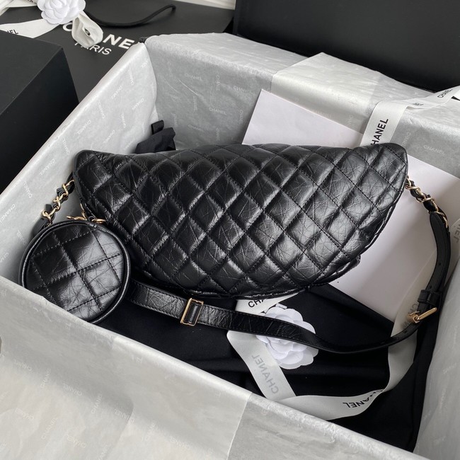 Chanel Bodypack Sheepskin Leather AS1077 black