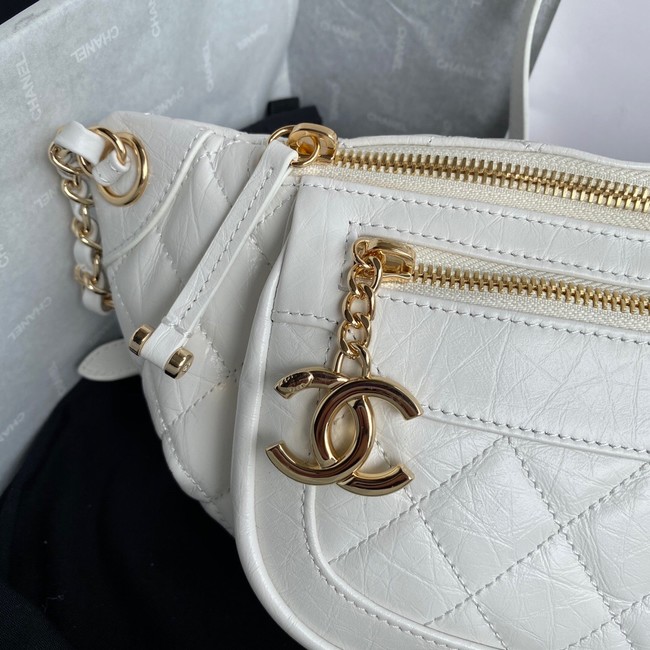 Chanel Bodypack Sheepskin Leather AS1077 white