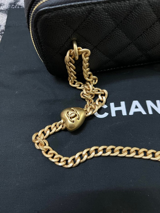 Chanel VANITY WITH CHAIN AP3120 black