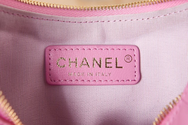 Chanel small Lambskin & Gold-Tone Metal AS3917 pink