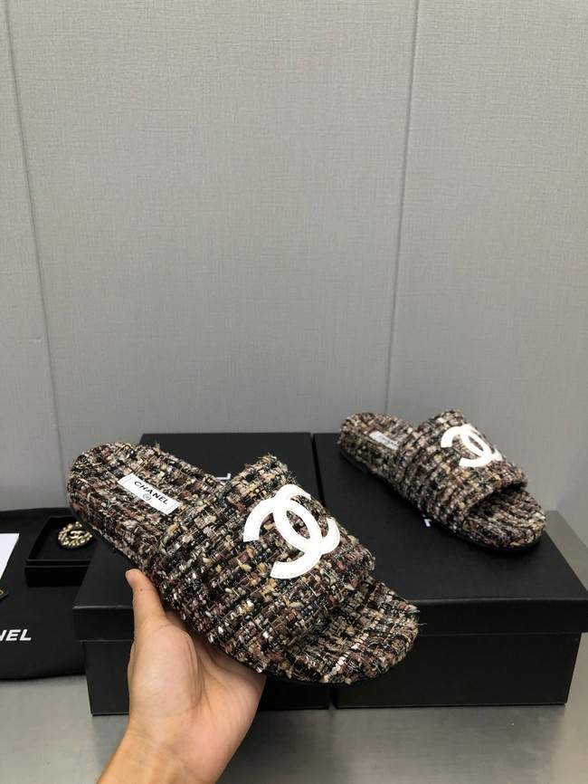 Chanel slippers heel height 3CM 93190-1