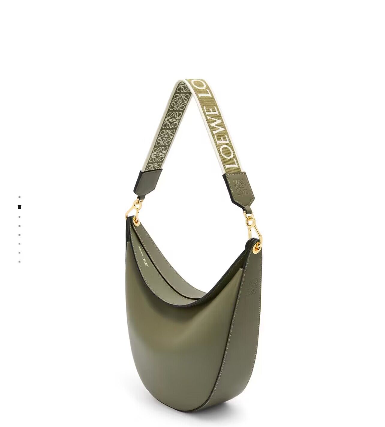 Loewe Original Leather Shoulder Handbag 3073 Green