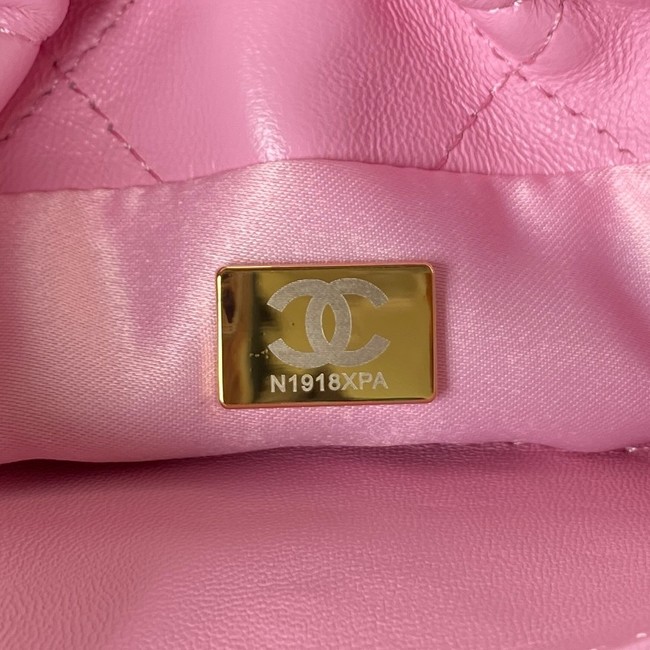 Chanel SMALL BUCKET BAG AS3793 PINK