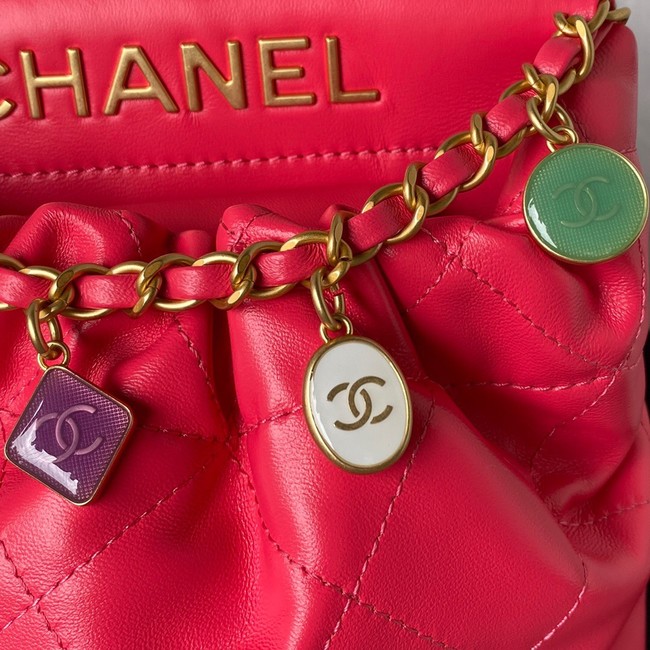 Chanel SMALL BUCKET BAG AS3793 RED