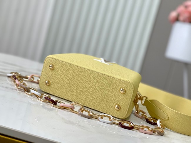 Louis Vuitton Capucines Mini M21798 Jaune Plume Yellow