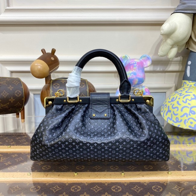 Louis Vuitton Monogram Clutch M22327 black