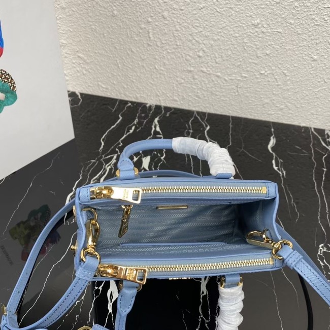 Prada Galleria Saffiano leather mini-bag 1BA906 blue