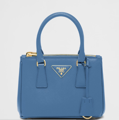 Prada Galleria Saffiano leather mini-bag 1BA906 blue