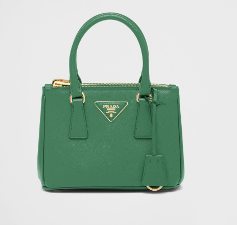 Prada Galleria Saffiano leather mini-bag 1BA906 green