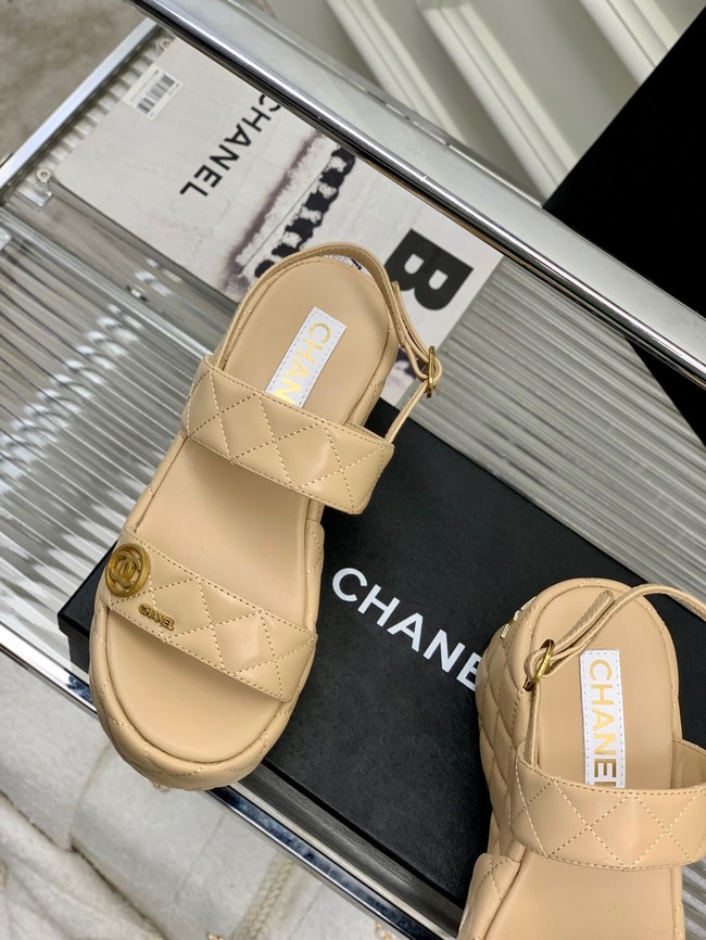 Chanel WOMENS SANDAL heel height 5CM 93190-2