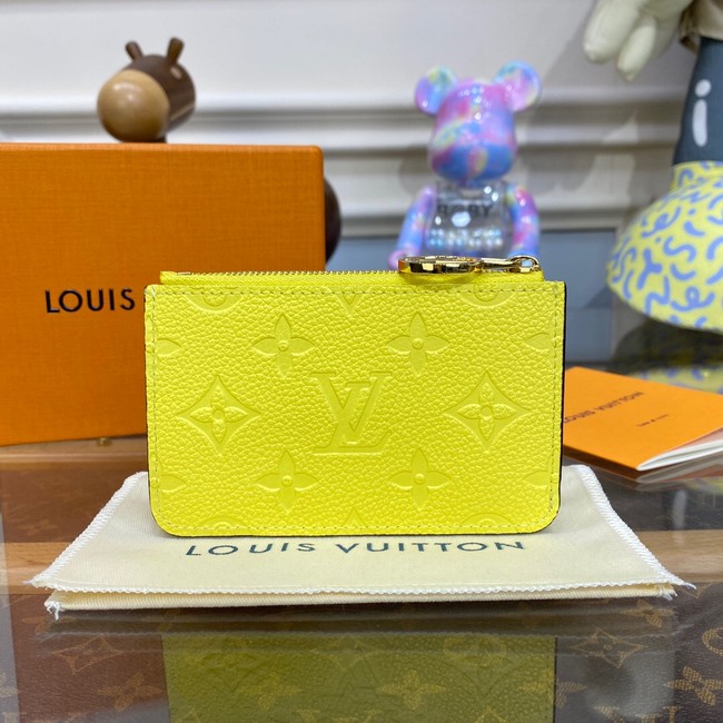 Louis Vuitton Romy Card Holder N81880 Yellow