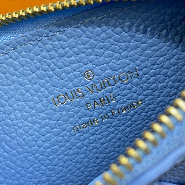 Louis Vuitton Romy Card Holder N81880 blue