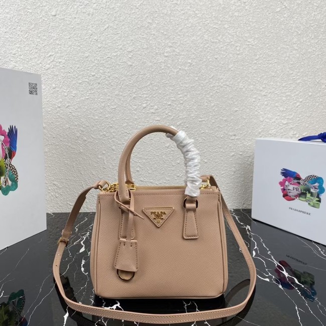 Prada Galleria Saffiano leather mini-bag 1BA906 nude