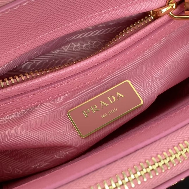 Prada Galleria Saffiano leather mini-bag 1BA906 pink