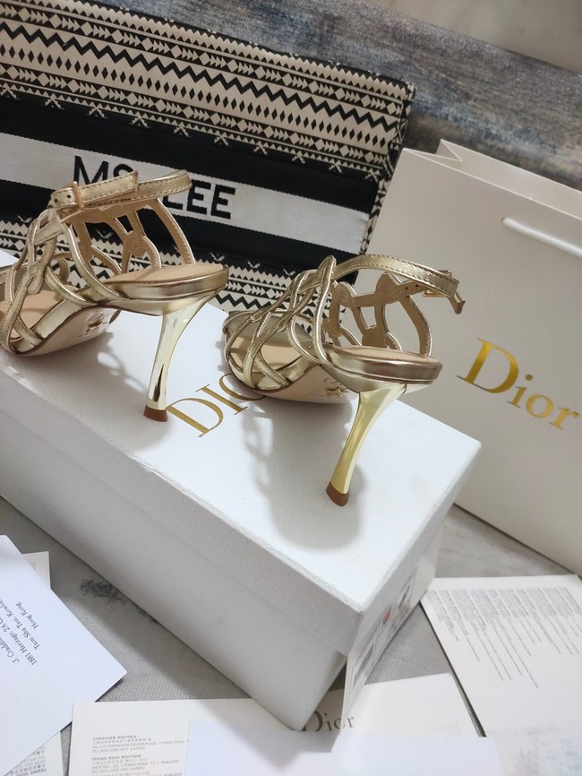 Dior D-FAME HEELED SANDAL Suede Calfskin 93202-2