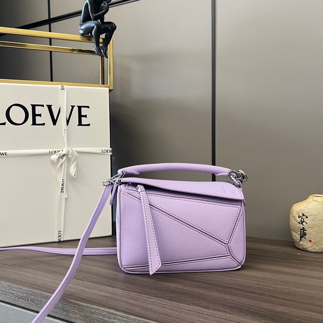 Loewe mini Puzzle Bag Original Leather 6223 purple