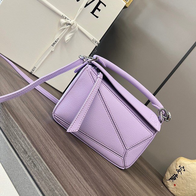 Loewe mini Puzzle Bag Original Leather 6223 purple