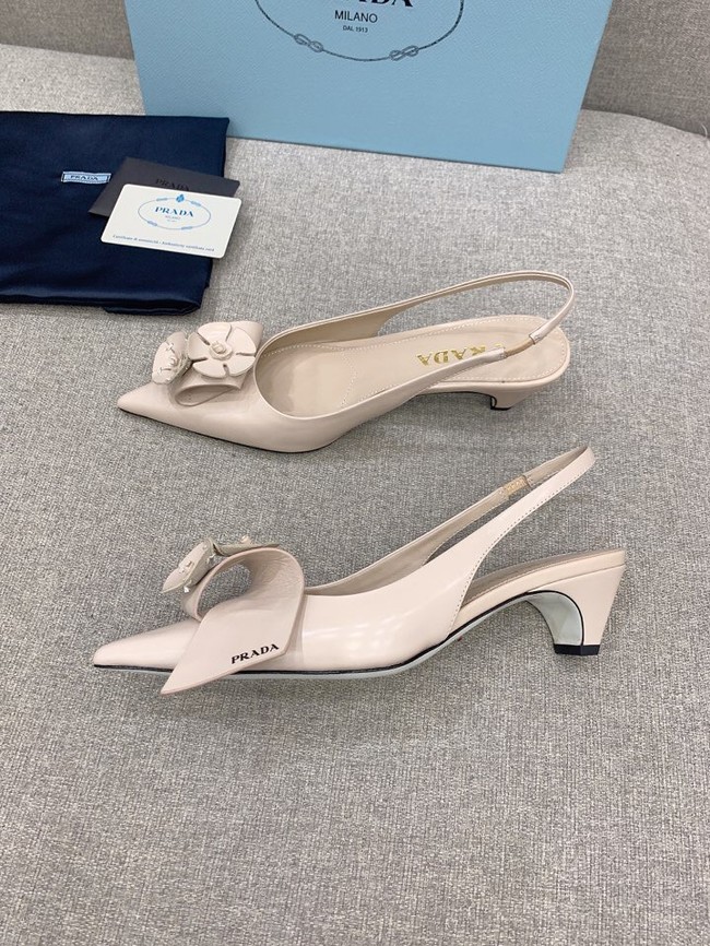 Prada Soft padded leather slingback pumps 93225-8