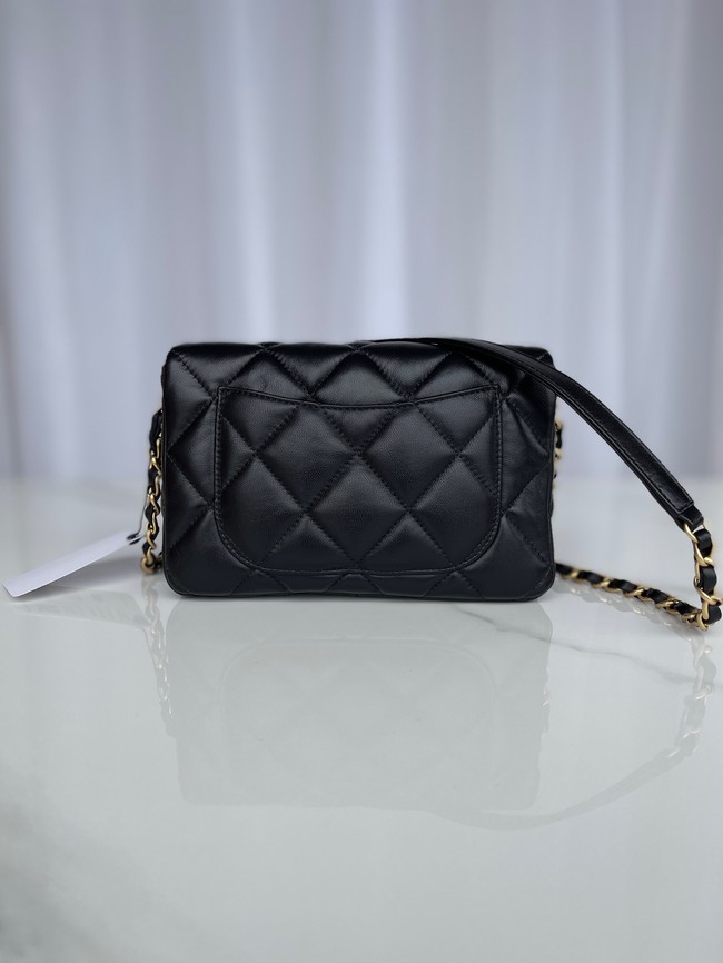 Chanel MINI FLAP BAG AS3986 black