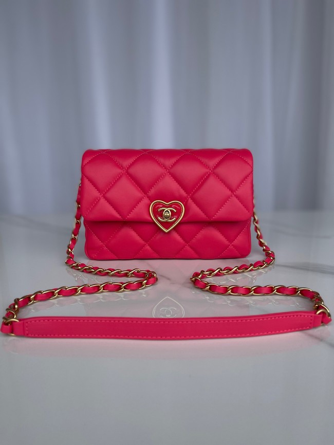 Chanel MINI FLAP BAG AS3986 red