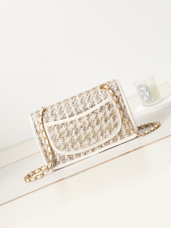 Chanel FLAP BAG AS3767 WHITE