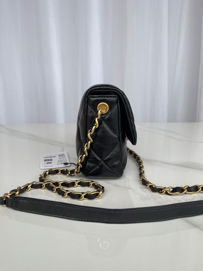 Chanel MINI FLAP BAG AS3979 black