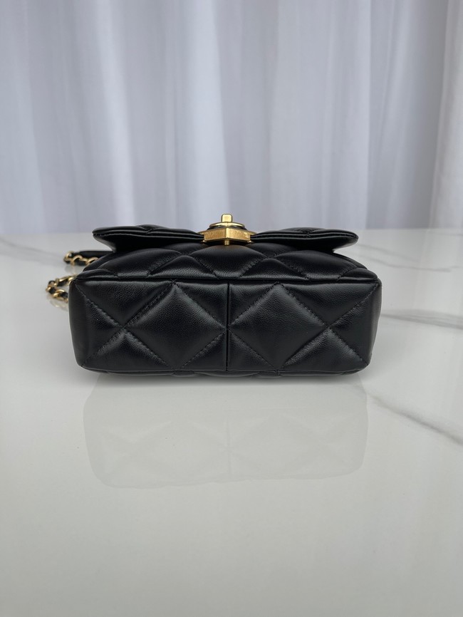 Chanel MINI FLAP BAG AS3979 black