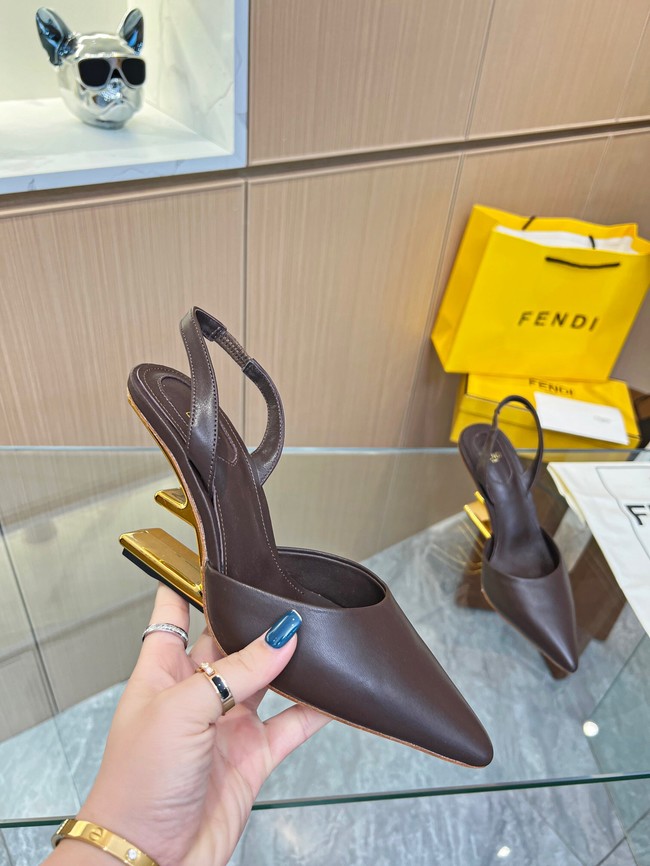 Fendi First leather high-heeled slingbacks 93254-3