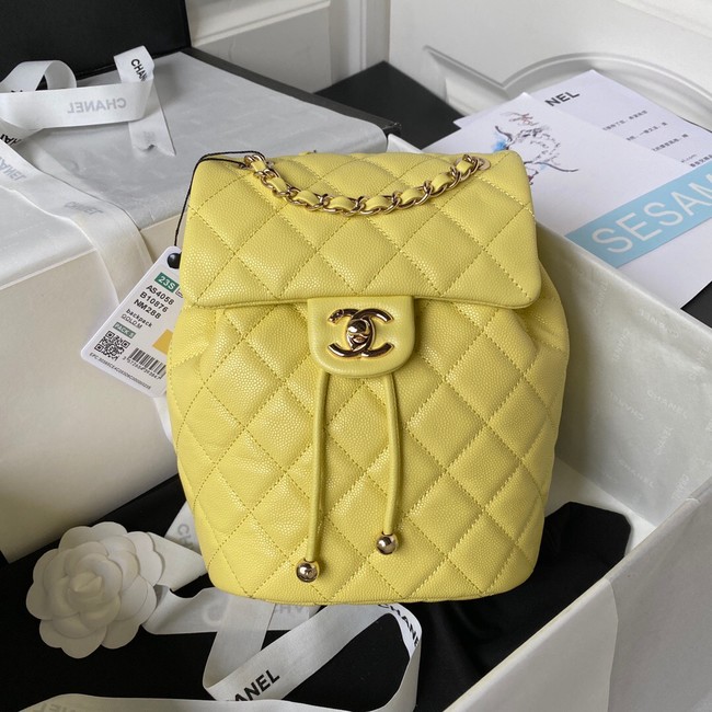 Chanel BACKPACK AS4058 yellow