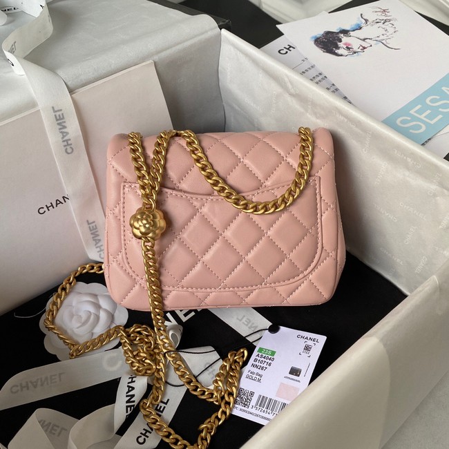 Chanel MINI FLAP BAG AS4040 pink