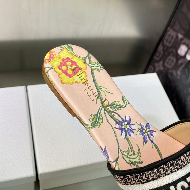 Dior DWAY SLIDE Embroidered Cotton 93279-11