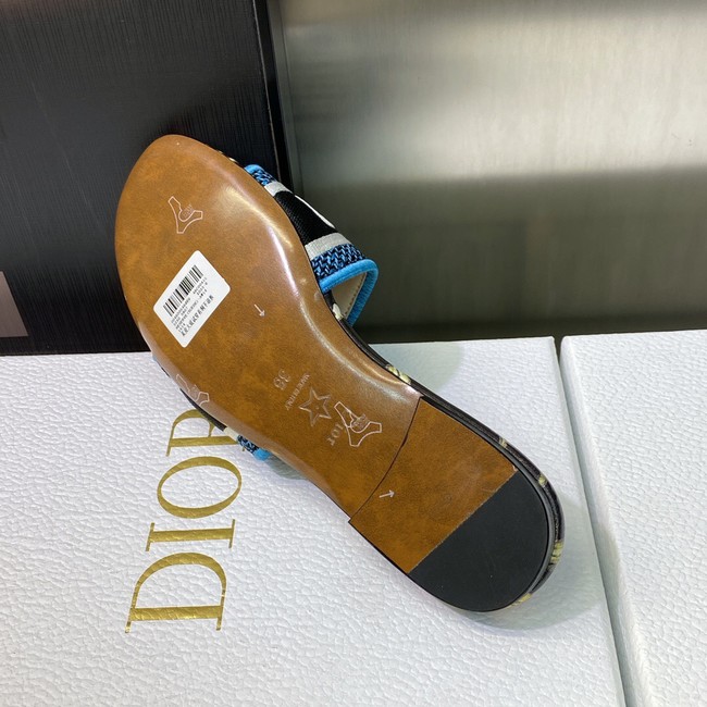 Dior DWAY SLIDE Embroidered Cotton 93279-12