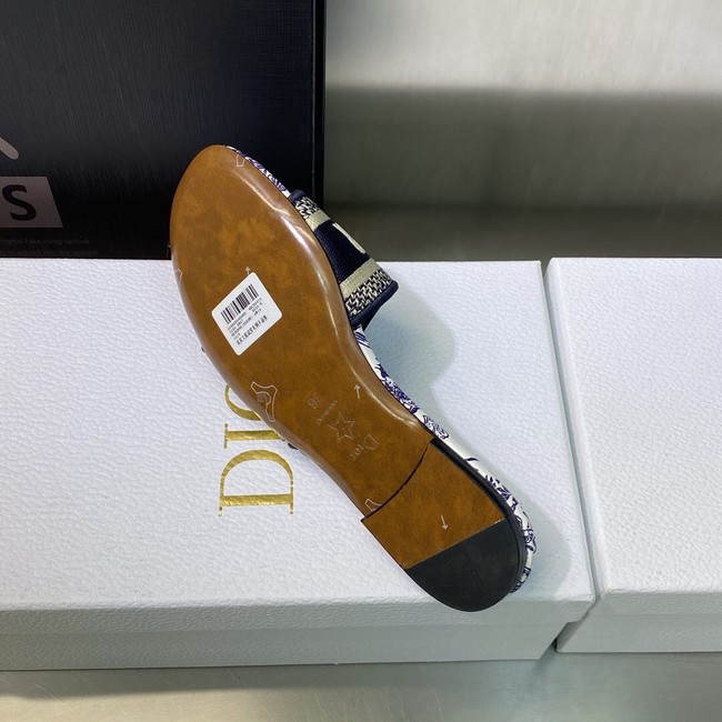 Dior DWAY SLIDE Embroidered Cotton 93279-6