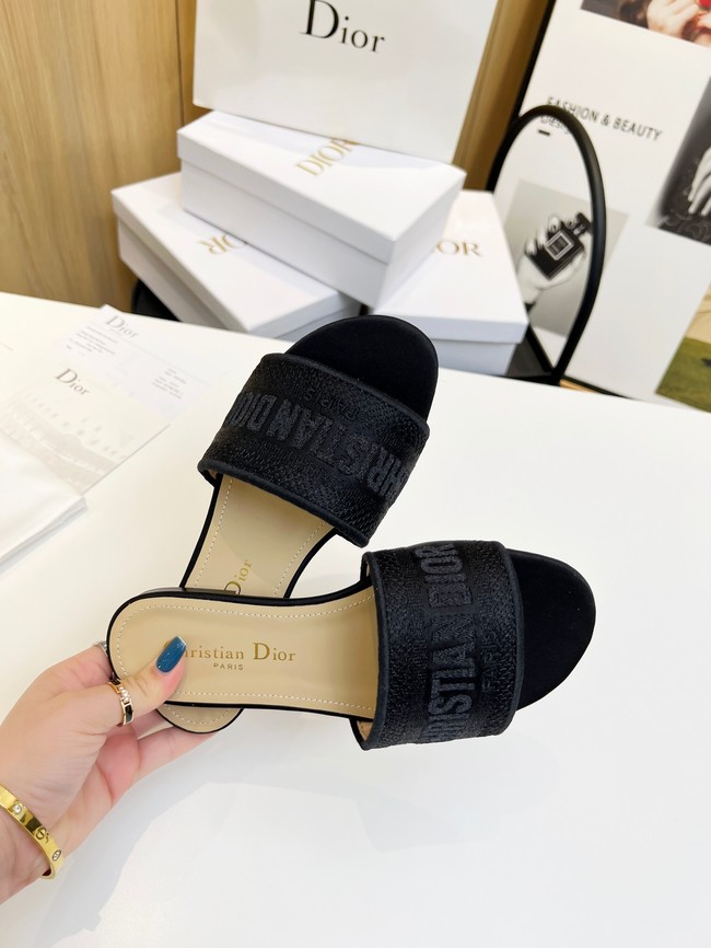 Dior DWAY SLIDE Embroidered Cotton 93319-7