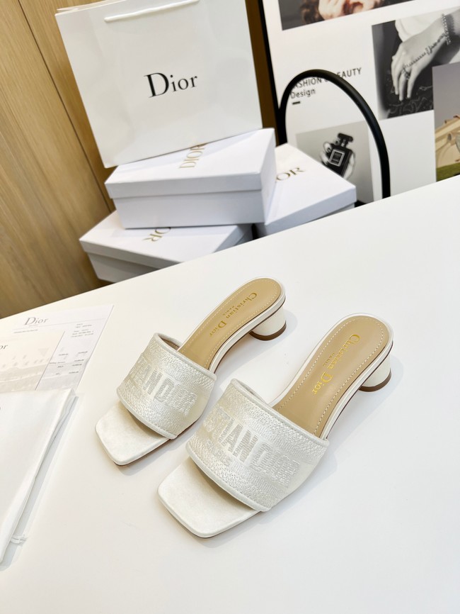 Dior DWAY SLIDE Embroidered Cotton 93320-2