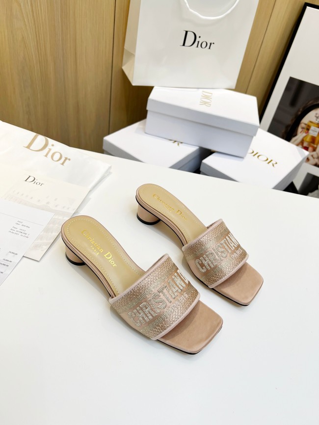 Dior DWAY SLIDE Embroidered Cotton 93320-5