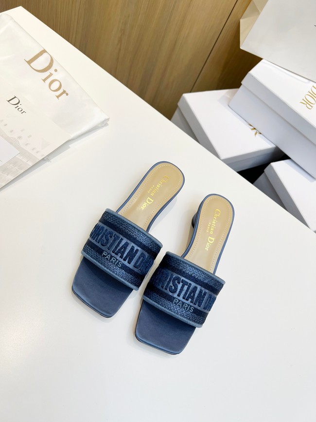 Dior DWAY SLIDE Embroidered Cotton 93320-6