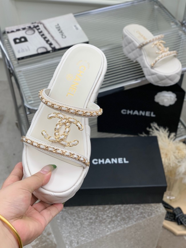 Chanel slippers heel height 7.5CM 93323-2