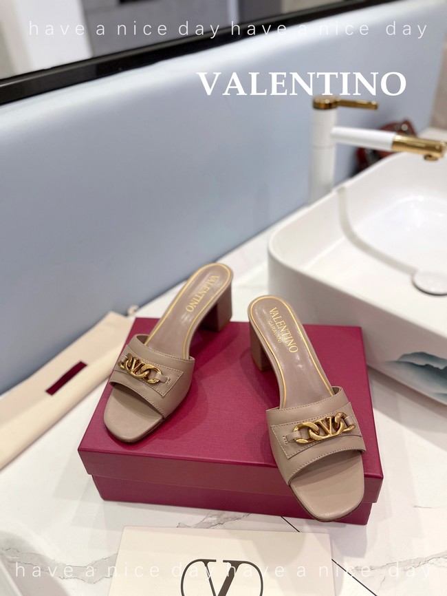 Valentino slippers heel height 5.5CM 93326-1