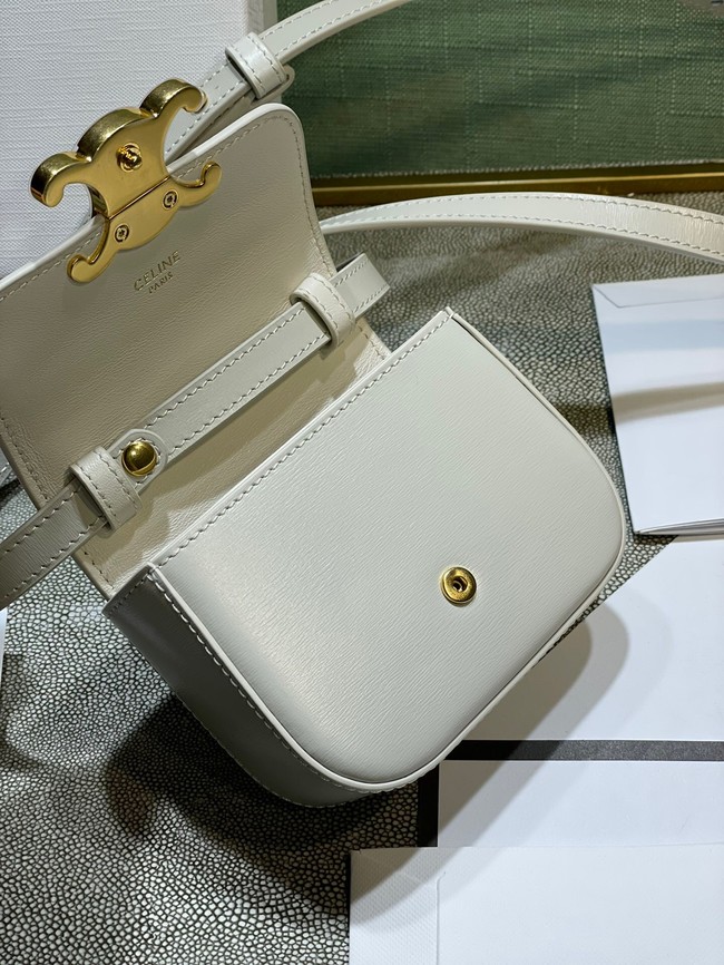 Celine MINI TRIOMPHE IN CALFSKIN 10I512 cream