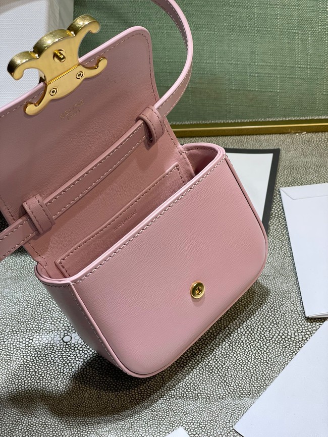 Celine MINI TRIOMPHE IN CALFSKIN 10I512 pink