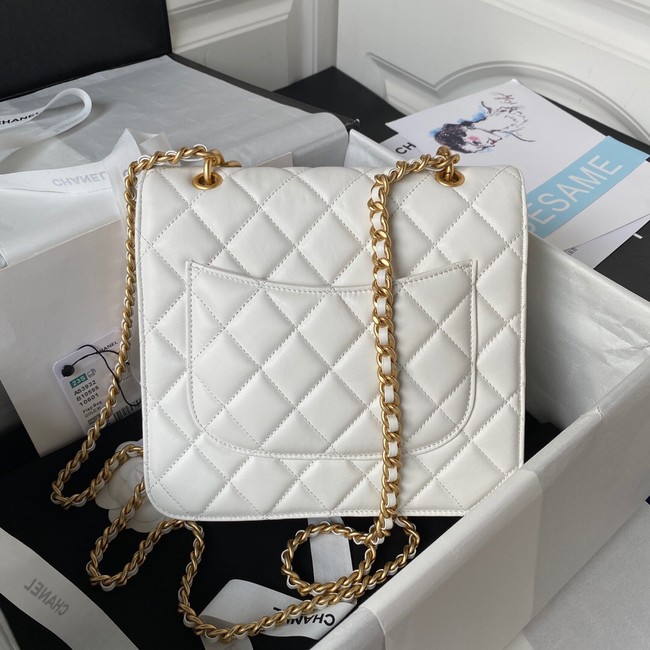 Chanel SMALL FLAP BAG AS3932 WHITE