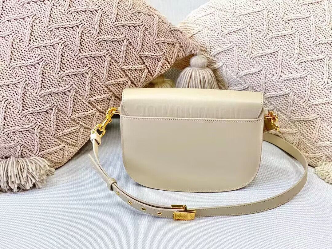 MEDIUM DIOR BOBBY BAG Box Calfskin M9319 Cream