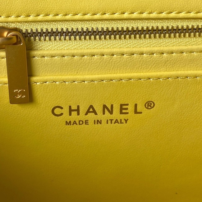 Chanel SMALL FLAP BAG AS4064 yellow