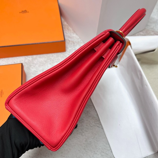 Hermes BOX Leather KL28 red