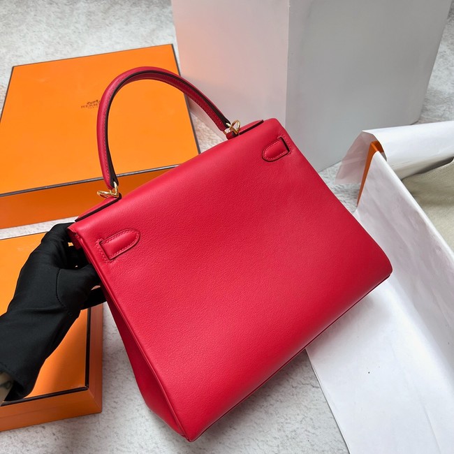 Hermes BOX Leather KL28 red